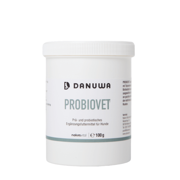 DANUWA -Probiovet® Prä- und probiotisches Ergänzungsfuttermittel für Hunde 100 g